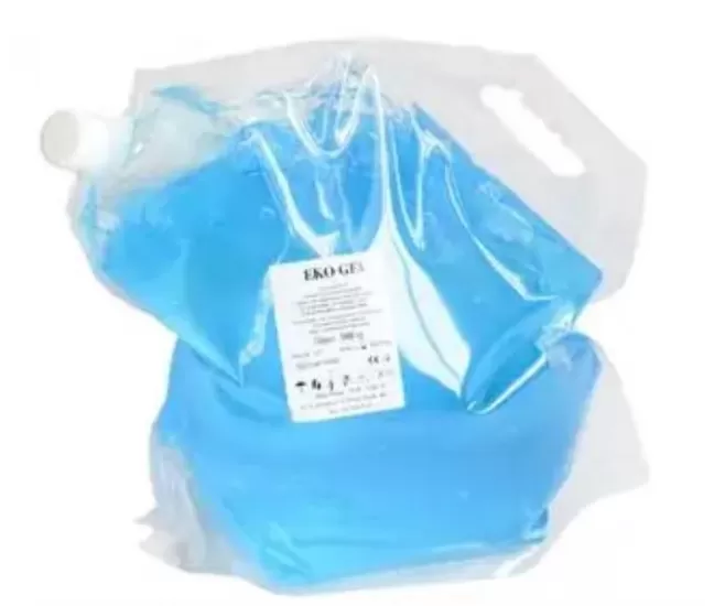 Ultragarso gelis, melsvas, minkšta pakuotė, TVEL, 5 L