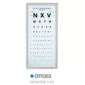 Optotype monoyer illuminated chart viewer OTTO 03