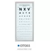 Optotype monoyer illuminated chart viewer OTTO 03