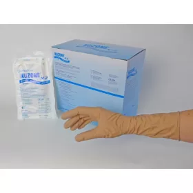 Synthetic gloves, sterile, powder free, latex free, Nuzone X2E