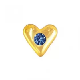 Tooth jewelry Heart Sapphire