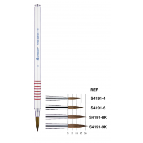 Brush for ceramic sable with ball S4191-8K