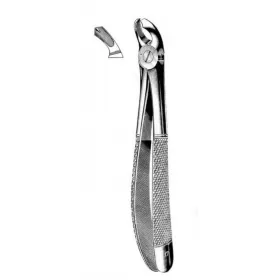 Exctracting forceps for lower wisdom