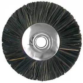 Horse hair brush with shank medium hard, 23 mm