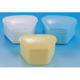 Denture box, blue