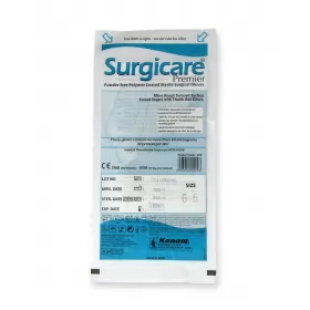 Surgical latex gloves, sterile, powder free, polymer coated, Surgicare Premier