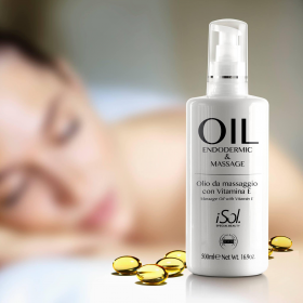 ISOL Aliejus endoderminiam masažui su vit. E, Oil For Endodermic Treatment, 500 ml