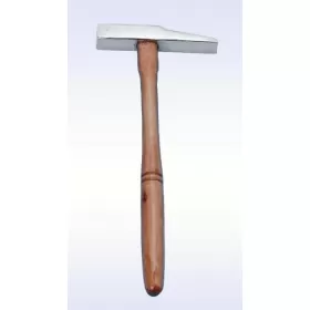 Hammer with wooden handle