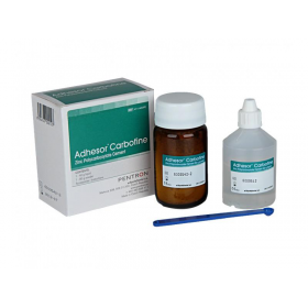 Cinkopolikarboksilatinis cementas Adhesor Carbofine, 80 g + 40 g Cinkopolikarboksilatinis cementas Adhesor Carbofine, 80 g + 40 g