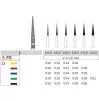 Diamond bur 859 for turbine handpiece, 1 pcs