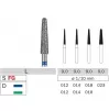 Diamond bur 856L long for turbine handpiece, 1 pcs