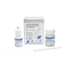 Stiklo jonomerinis cementas Glass Ionomer Posterior Restorative, 15 g + 7 ml Stiklo jonomerinis cementas Glass Ionomer Posterior Restorative, 15 g + 7 ml
