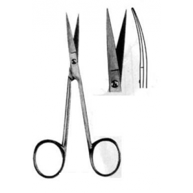 Gum scissors curved 12 cm