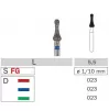 Diamond bur 370 for turbine handpiece, 1 pcs