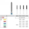 Diamond bur 879 for turbine handpiece, 1 pcs