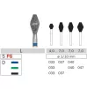 Diamond bur 811 for turbine handpiece, 1 pcs