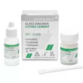 Glass ionomer luting cement, 15 g + 15 ml