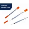 Insulin syringe, 1 ml, with fixed needle 29G, 100 pcs Insulin syringe, 1 ml, with fixed needle 29G, 100 pcs
