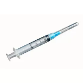 Švirkštas 3 dalių, 2 ml, su užsukama (Luer lock) jungtimi, 23G adata, 100 vnt. Švirkštas 3 dalių, 2 ml, su užsukama (Luer lock) jungtimi, 23G adata, 100 vnt.