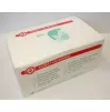 Protective medical face mask with loops, green, 50 pcs.