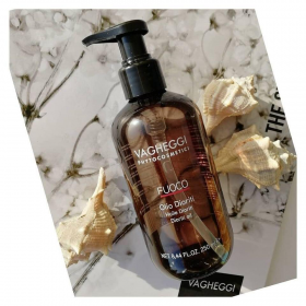 Anticeliulitinis augalinis aliejus masažui, kūno formų modeliavimui FUOCO Dioriti Oil, 250 ml, Vagheggi Anticeliulitinis augalinis aliejus masažui, kūno formų modeliavimui FUOCO Dioriti Oil, 250 ml, Vagheggi