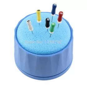 Endo file holder with sponge