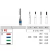 Diamond bur 838 for turbine handpiece, 1 pcs