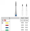Diamond bur 889 for turbine handpiece, 1 pcs