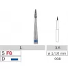 Diamond bur 955 for turbine handpiece, 1 pcs