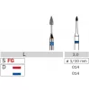 Diamond bur MP890 for turbine handpiece, 1 pcs