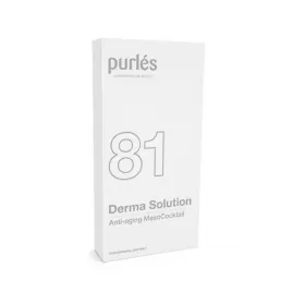 Priešraukšlinis mezoterapinis kokteilis Derma Solution, 10 x 5 ml, Purles 81