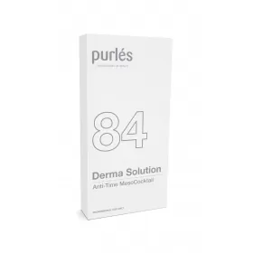 Priešraukšlinis mezoterapinis kokteilis Derma Solution, 10 x 5 ml, Purles 84