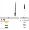 Diamond bur 888 for turbine handpiece, 1 pcs