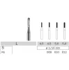 Carbide bur 801 for turbine handpiece, 1 pcs