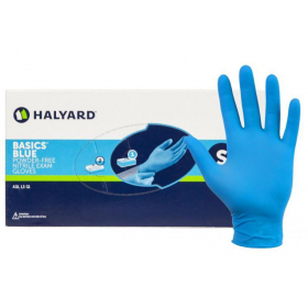 Nitrilinės pirštinės Basics Blue. Dydis: L, XL. 200 vnt. Nitrilinės pirštinės Basics Blue. Dydis: L, XL. 200 vnt.
