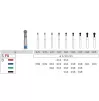 Diamond bur 802 for turbine handpiece, 1 pcs