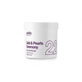 Purles 22 Gold & Pearls Body Ceremony Shiny Jelly Massage, 300 ml.