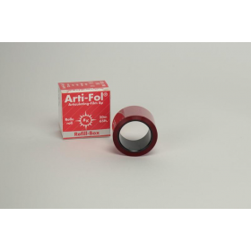 Arti - Fol 8 µm plastic red, refill box, 20 m