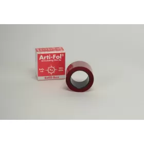 Arti - Fol 8 µm plastic red, refill box, 20 m