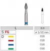 Diamond bur 390 for turbine handpiece, 1 pcs