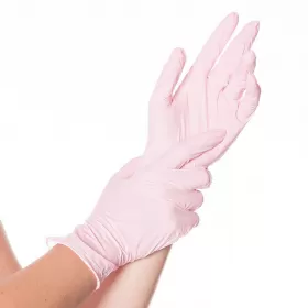 Nitrile gloves Safe, Light pink, 100 pcs.