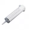 3 parts syringe, 150 ml, catheter type, without needle