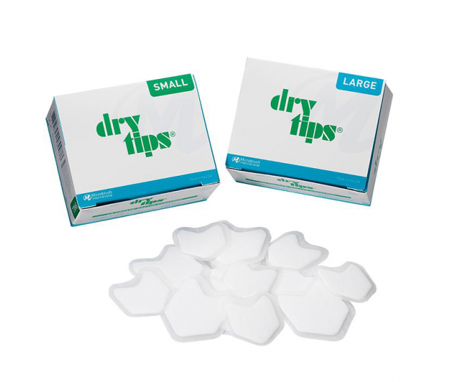 Seilių absorbentai DryTips, 50 vnt.