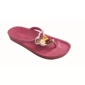 Orthopedic leather slippers Dr. Luigi, pink