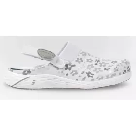 Sintetinės odos medicininės darbinės klumpės DANY, su pilkos spalvos detalėm