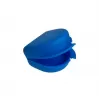 Orthodontic box, large, blue, 4 x 7,9 x 8 cm