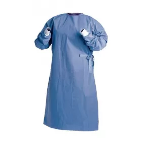 Disposable sterile surgical gown