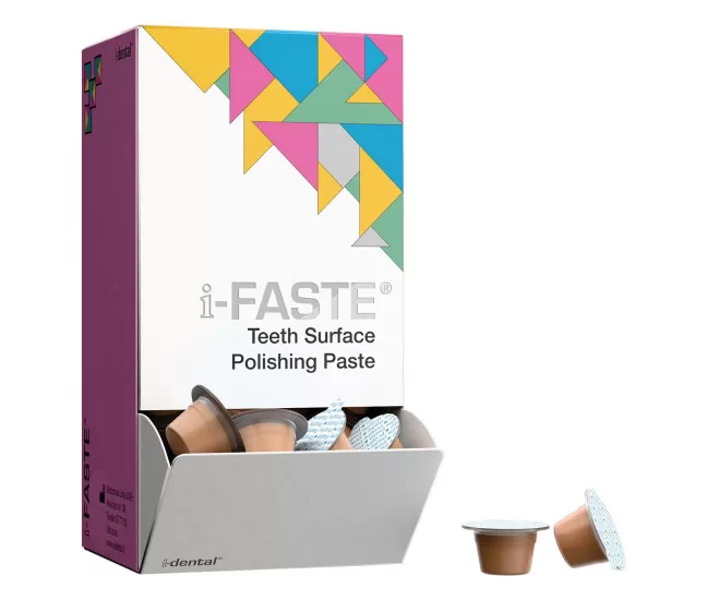 Dantų poliravimo pasta profilaktinė i-FASTE, 2 g x 100 vnt. Dantų poliravimo pasta profilaktinė i-FASTE, 2 g x 100 vnt.