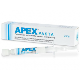 Kalcio hidroksidas su bario sulfatu Apex paste, 2,2 g