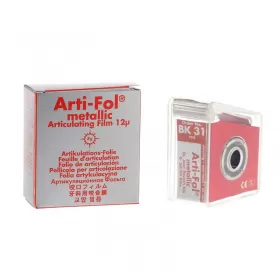Arti - Fol 12 µm metallic red, in roll dispenser, 20 m